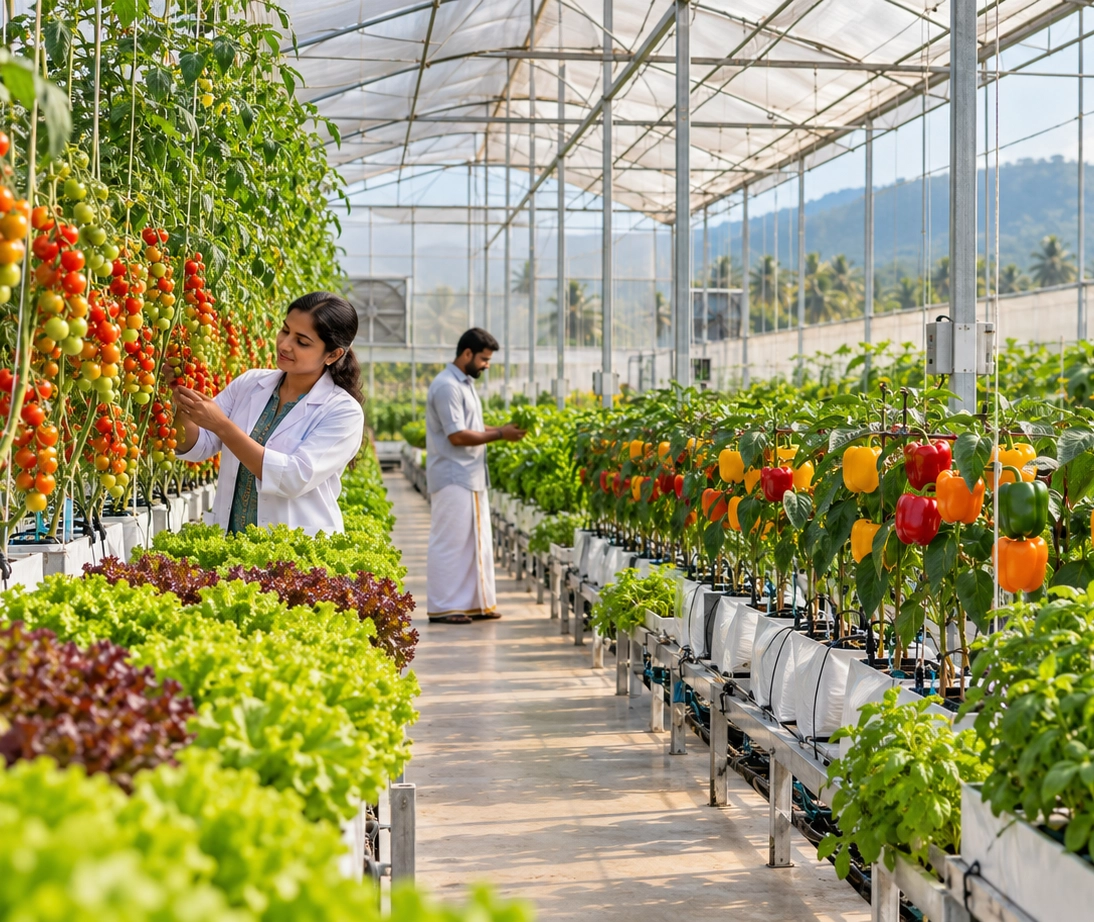 Polyhouse Farming & Exotic Crops