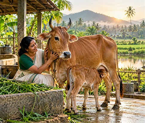 Cow Farming & Branded Milk Products
